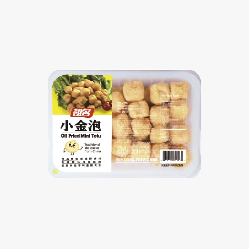 Zuming Oil Fried Mini Tofu crispy bite sized tofu