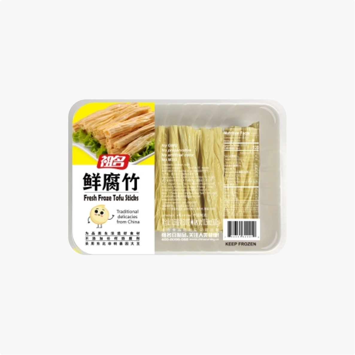 Zuming Fresh Freeze Tofu Sticks tender and chewy tofu sticks