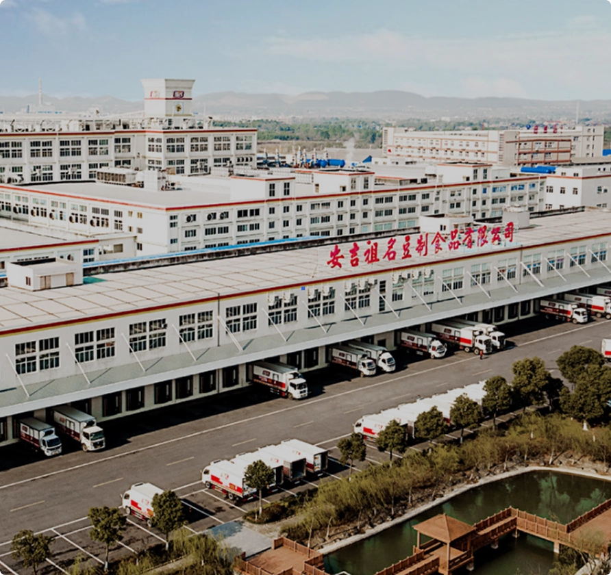 6 factories across China (310,000㎡), certified by HACCP & ISO9001